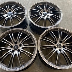 トラフィックスター　19インチ　8J +48 5-114.3 ４本　アルミホイール