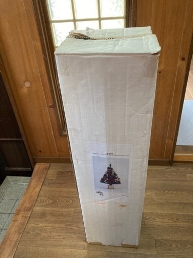 クリスマスツリー　光ファイバー　100cm
