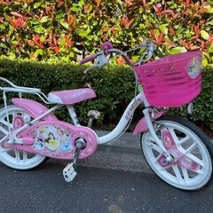 アイデス　ディズニープリンセス子ども用自転車　