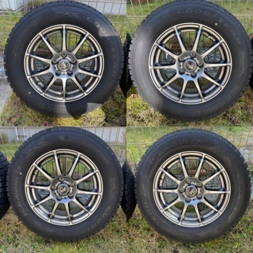 スタッドレスタイヤホイールセット バリ山