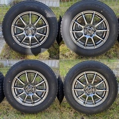 バリ山】2020年製 スタッドレスタイヤ ホイールセット 215/65R16 1  