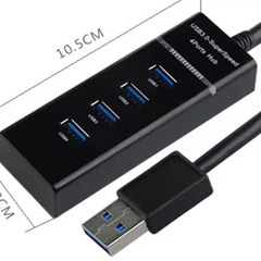 USB4ポート ハブ 高速 5Gbps USB3.0 HUB バ...