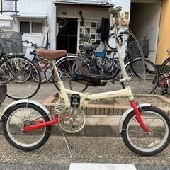 【ネット決済・配送可】折りたたみ自転車‼️