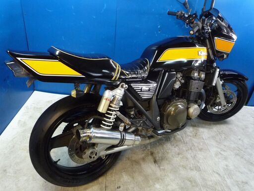 KAWASAKI ZRX400 黒/黄 車検残R4/9月 名変で乗れます 格安配送