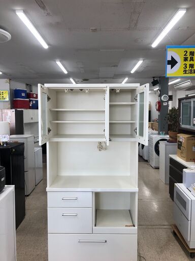 家具探すなら「リサイクルR」❕ミドルレンジボード❕キッチン収納❕ 無かっ ゲート付き軽