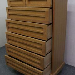 コスガ MILANO ミラノ ハイチェスト 高級 引き出し タンス 天然木 北欧 KOSUGA  中古家具 店頭引取歓迎 R4466)