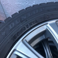 バリ山！　2020年製　スタッドレスタイヤ　155/65R14 軽自動車