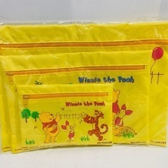 Winnie the pooh 袋　3点セット