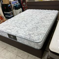 状態良し美品ベッド！【愛品館 江戸川店】サータ　ワイドダブルベッド　ベッド　「お問い合わせ番号 153-017737-007」