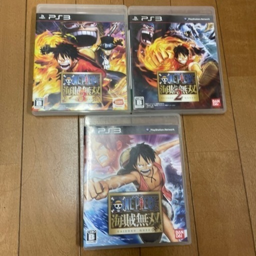Ps3 Onepiece ワンビース 海賊無双 3枚セット バラ売りも可 ペッペ 札幌のテレビゲーム Ps3 の中古あげます 譲ります ジモティーで不用品の処分