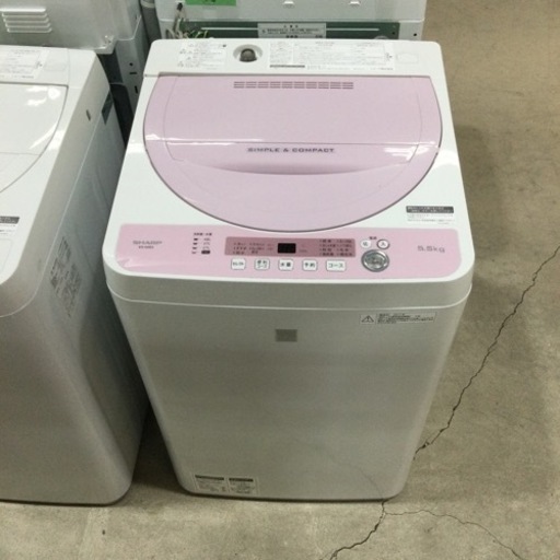 洗濯機 シャープ ES-G5E5 2017年製 5.5kg