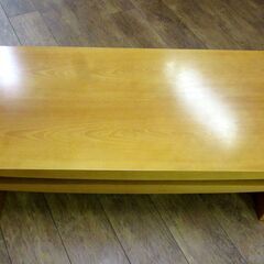 ネストテーブル 木目 ナチュラル 幅110×奥55×高35cm 親子テーブル 入れ子 座卓 家具  札幌 厚別店