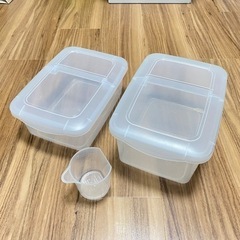 【11/11まで】米びつ 2kg 3kg 計量カップ セット