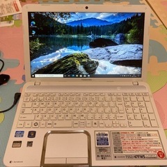 T552　東芝　i5-3210M　ホワイト　メモリ8GB