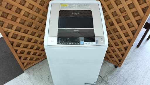 【愛品館江戸川店】日立：全自動洗濯機「BW-D8TV」（2015年製）ID：142-014436-007