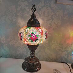 手作りガラス細工★トルコランプ★一点物★LED