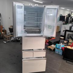 TOSHIBA　460L ガラストップ　冷凍冷蔵庫　2017年式　GR-K460FW