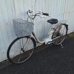 11-3電動アシスト自転車　パナソニックViVi EX　バッテリー　充電器　鍵1本付き　電動自転車