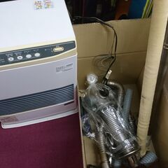 倶知安町 FF式ストーブ 2011年製 サンポット FF-513TF K 温風式 ホワイト
