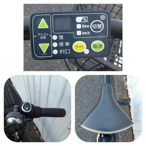 11-4電動アシスト自転車 ヤマハ PAS Ami バッテリー 充電器 鍵1本付き