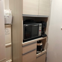 moco/フナモコ［DKS-73T］キッチンボード 食器棚 ホワ...