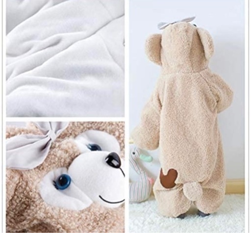 新品未使用ダッフィロンパース90cm 着ぐるみ もこもこダッフィー シェリーメイ テツママ 春木のベビー用品 ベビー服 の中古あげます 譲ります ジモティーで不用品の処分
