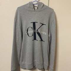 【ネット決済・配送可】CALVIN KLEIN パーカー