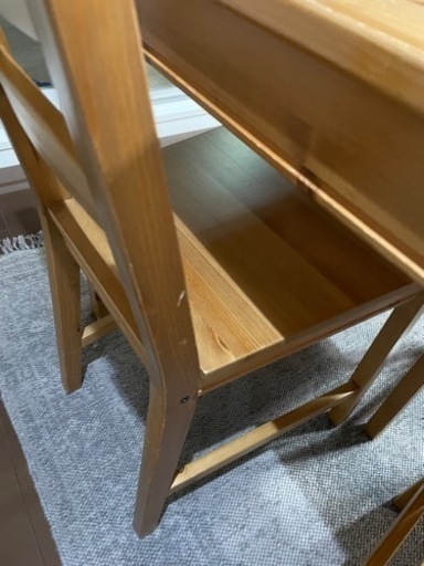 IKEA ダイニングテーブルセット（テーブル、椅子×4）