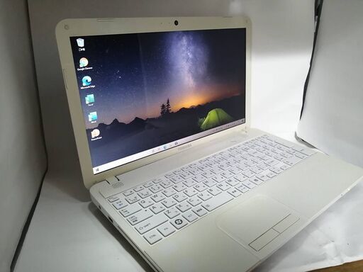 東芝　BX35白　サクサクPCキーボード新品　SSD WIN10 Office