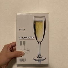【ネット決済】IKEAシャンパングラス×2