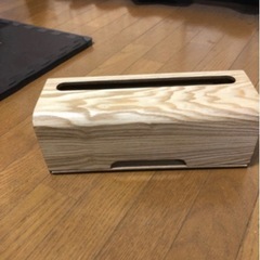 木製　コンセントコードのボックス