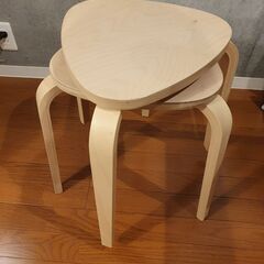 IKEA スツール２脚