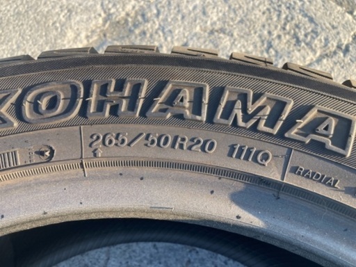 ヨコハマ GEOLANDAR ジオランダー　スタッドレス　265/50R20