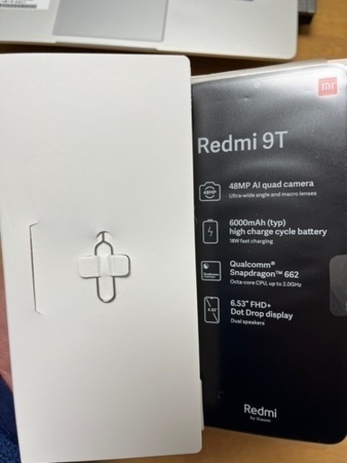 【新品未使用】Redmi9T 日本語版 4GB+64GB スマートフォン本体 SIMフリー