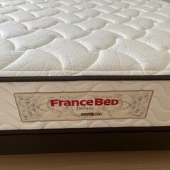 フランスベッド(ダブル)のマットとベッドフレームのセット