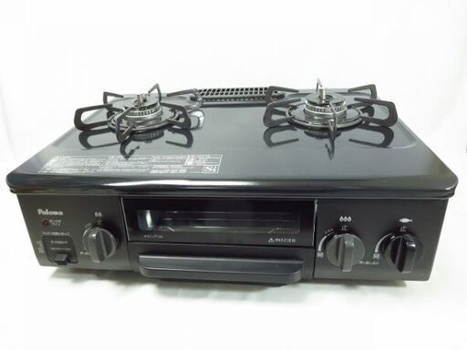 美品☆Paloma パロマ ガスコンロ ガステーブル IC-N36B-R 都市ガス用 E1-4-14
