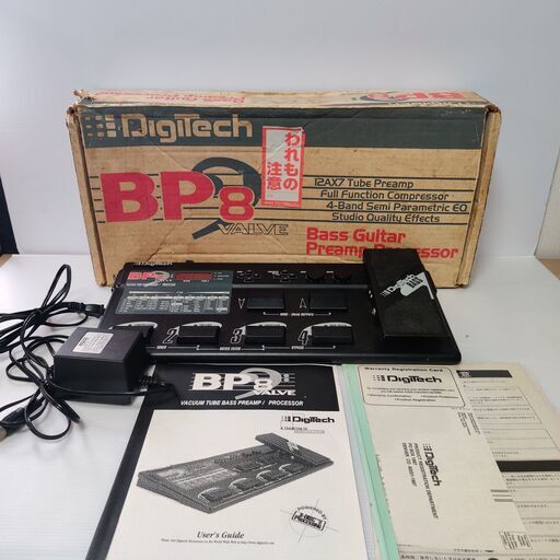 真空管搭載 ベース用マルチエフェクター DigiTech BP8 VALVE