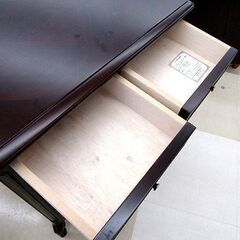 札幌市/清田区 東海家具 Sri Tokai 4段チェスト 猫脚 天然木 アンティーク