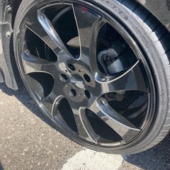 直接引取45000円】20インチ8.5j+38 AME SHALLEN WX MONOBLOCK
