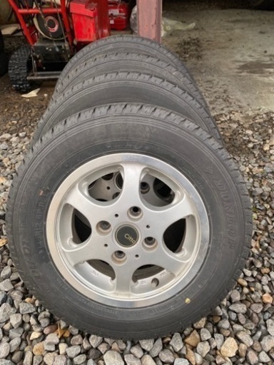 145R12 中古夏タイヤホイール4本set