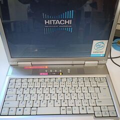 HITACHI プリウスノートパソコン【通電確認】OS無