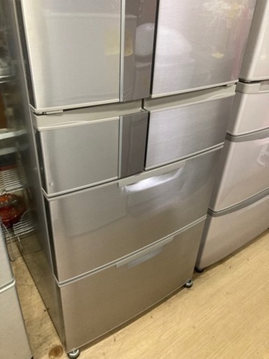三菱 大型冷蔵庫 自動製氷機つき - キッチン家電