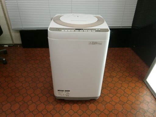 ID 985221　洗濯機シャープ7.0Kg　２０１５年製　ES-KS70R