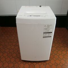 ID 977642　洗濯機東芝4.5Kg　２０１８年製　AW-45M5（W)　キズ有 ID 977642 洗濯機東芝4.5Kg 2018年製 AW-45M5（W) キズ有