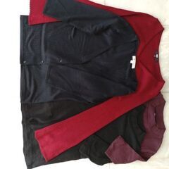 4枚セット（七分袖カーディガン、セーター、Tシャツ2）