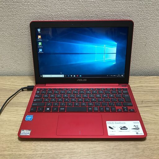 ASUS EeeBook X205TA-RED 4コア 2015年モデルノートPC