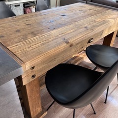 クラッシュゲート★受注輸入ダイニングテーブル、作業台