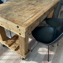 クラッシュゲート★受注輸入ダイニングテーブル、作業台