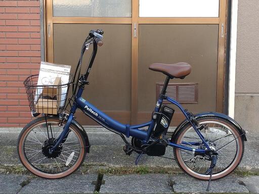 PELTECH 電動アシスト自転車 TDN-206L ネイビー 20インチ 今年の7月購入 動作確認済み極上美品 配送不可