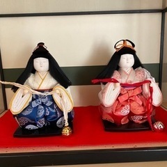 日本人形　人形の島津　ガラスケース付き